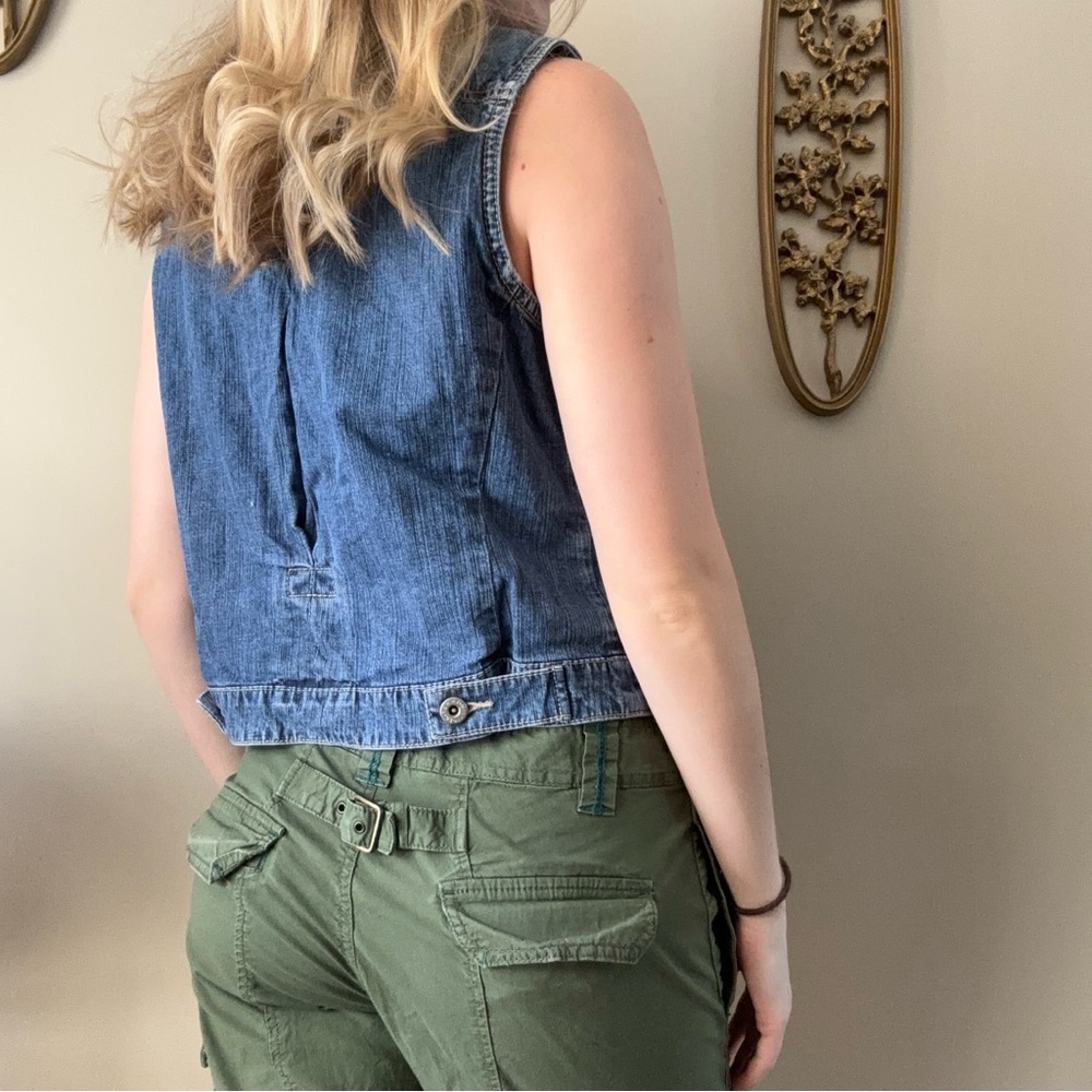 Tommy Hilfiger Denim Button Up Vest - Picture 8 of 8